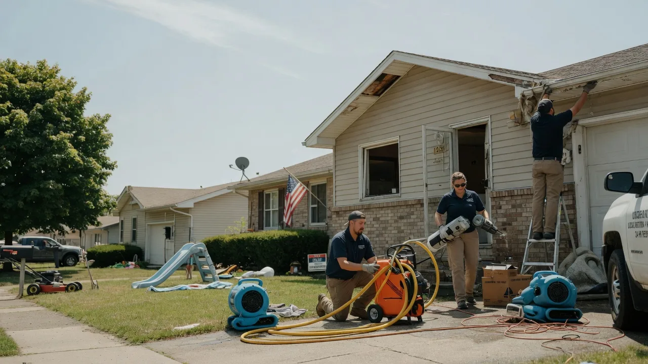 Water Damage Restoration in New Burnside, IL near me